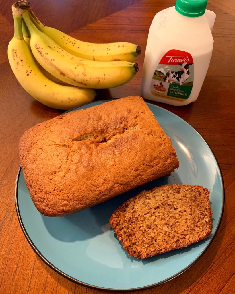 Buttermilk Banana Bread Recipe