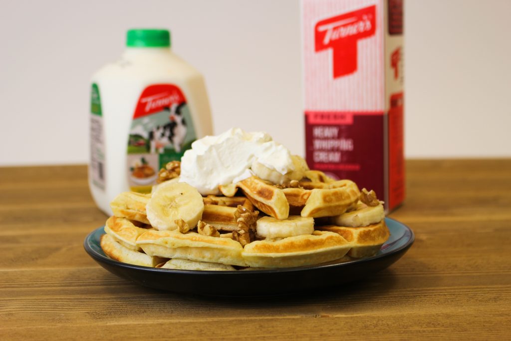 Buttermilk Banana Waffles Recipe
