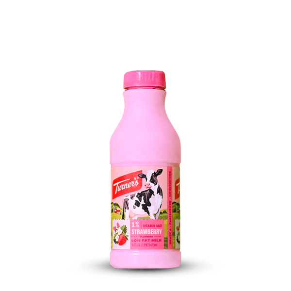 strawberry milk plastic pint web