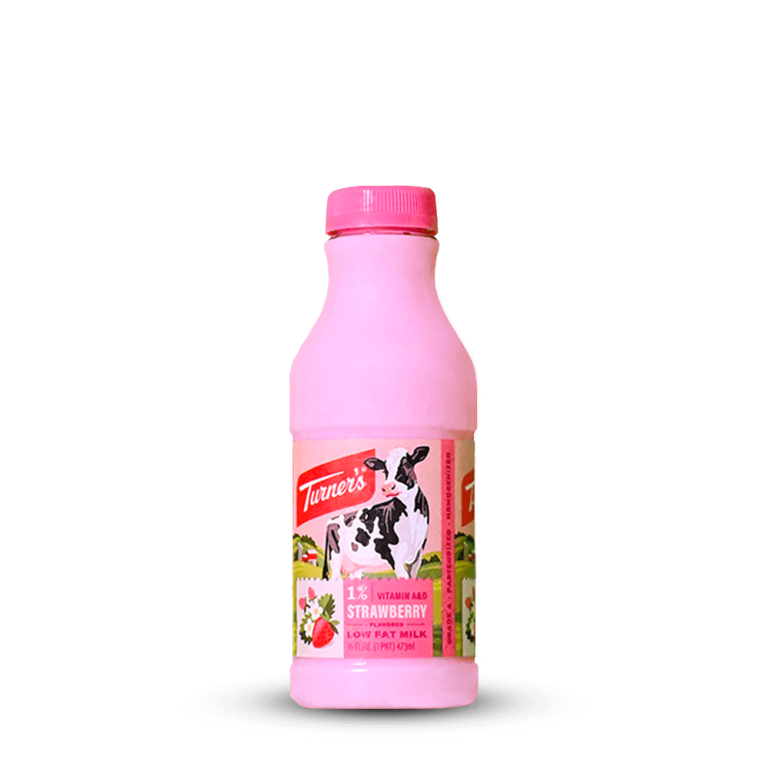 strawberry milk plastic pint web